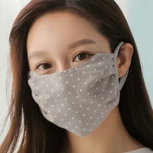Winter cotton face mask for women